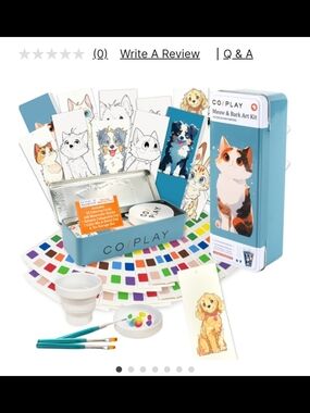 Kids Meow & Bark Art Kit - Blue